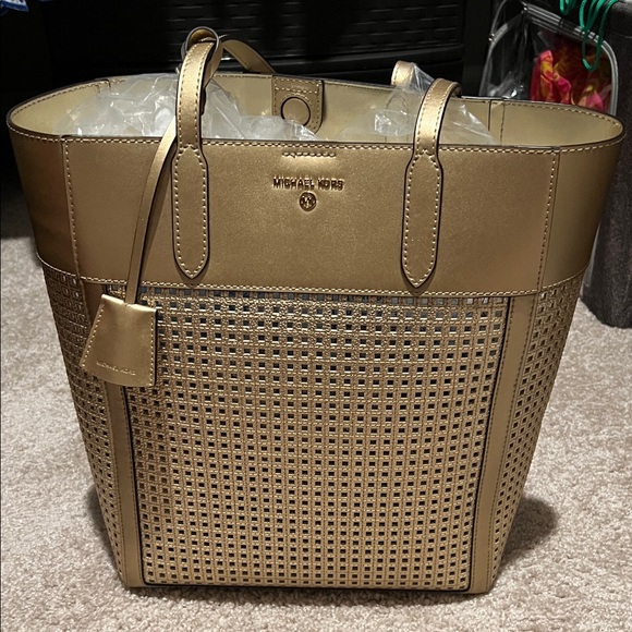 Michael Kors Metallic Gold Tote